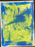 Abstract Painting Commissioned late 2000s from student artist from Oklahoma